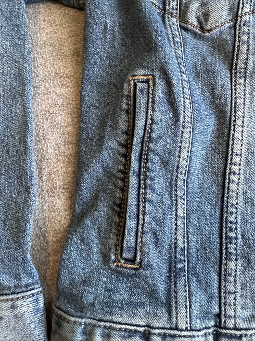 Lucky Brand Light Blue Denim Jacket - Picture 4 of 16